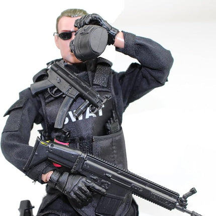12" Action Figures Toy 1:6 Stand Bendable Soldier Figure Model Toy ( SWAT )