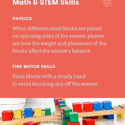 SimplyFun Kilter - The Educational Game of Levers & Motion - Irresistible Game & Hilarious Family Fun with an Introduction to Physics & Predicting Outcomes - Kids Game - 2 to 4 Players - Ages 8 & Up