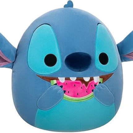 Squishmallows Original Disney 14-Inch Stitch with Watermelon - Official Jazwares Plush (Large)