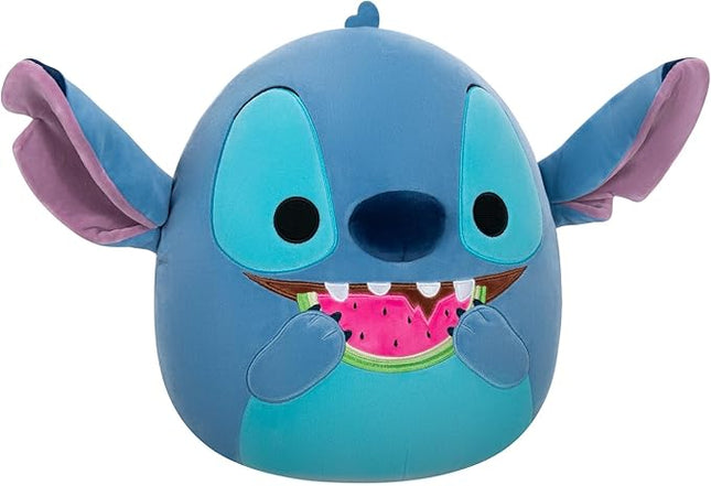 Squishmallows Original Disney 14-Inch Stitch with Watermelon - Official Jazwares Plush (Large)