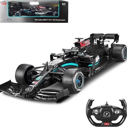 Voltz Toys Authentic Licensed 1:12 Mercedes-Benz F1 W11 Remote Control Vehicle - RC for Kids and Adults - 2.4GHz RC for Gift (1:12 Mercedes-Benz F1 W11)