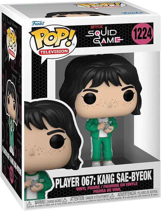 Funko POP TV: Squid Game- Player 067:Kang SAE-byeok Multicolor