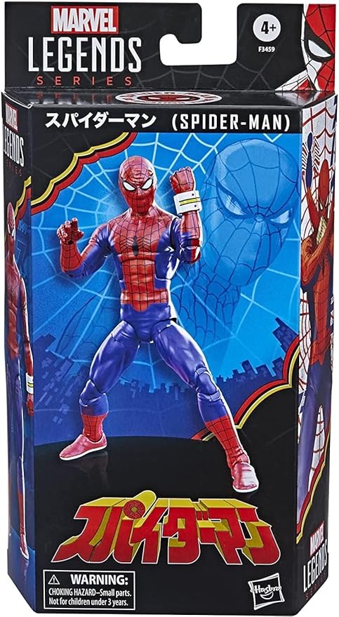 STAR WARS Marvel Legends Series Spider-Man 60th Anniversary Japanese Spider-Man 6-inch Action Figures, 6 Accessories
