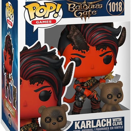Funko Pop&Buddy: Baldur's Gate - Karlach with Clive - Baldur's Gate 3 - Collectable Vinyl Figure - Gift Idea - Official Merchandise - Toys for Kids & Adults - Video Games Fans