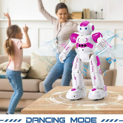 KingsDragon RC Robot Toys for Kids, Gesture & Sensing Programmable Remote Control Smart Robot for Age 3 4 5 6 7 8 Year Old Boys Girls Birthday Gift Present