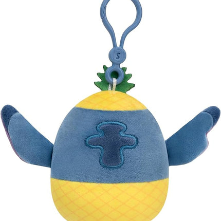 Squishmallows Original 3.5in Disney Stitch and Pineapple Stitch Clip 2-Pack – Official Jazwares Plush