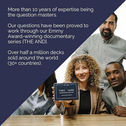 {THE AND}) Team Building Edition - 199 Conversation Card Game for Building Better Teams - Icebreaker Conversation Starter Questions to Connect with Each Other & Boost Team Chemistry by The Skin Deep