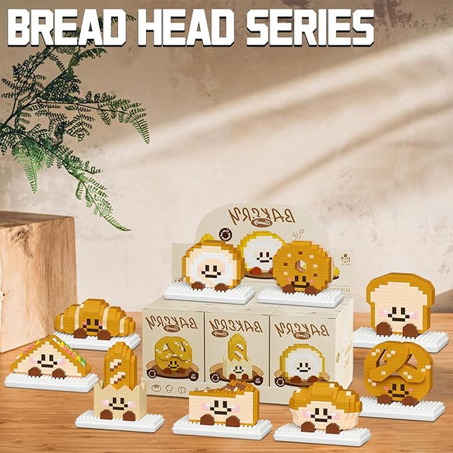 Nine Piece Set of Brain Building Blocks (9 Sets of Bread Building Blocks)