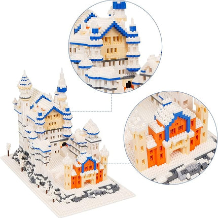 Building Block Set, Famous World Architecture Model Micro Building Blocks Neuschwanstein Castle Creative Building Blocks 4200 PCS