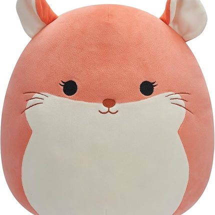 Squishmallows Original 14-Inch Erica Peach Chinchilla - Large Ultrasoft Official Jazwares Plush