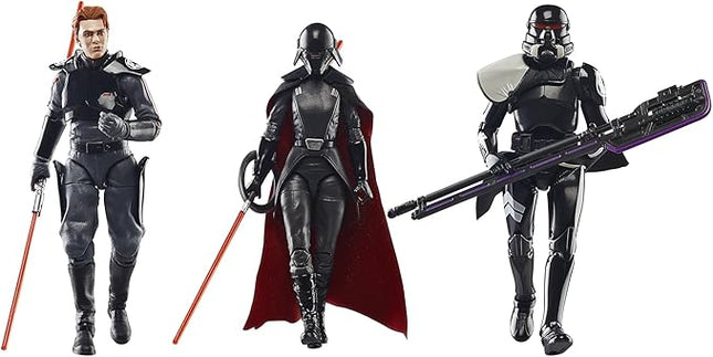 Star Wars The Black Series Second Sister, Cal Kestis, Purge Trooper Jedi: Fallen Order 15-cm Action Figures