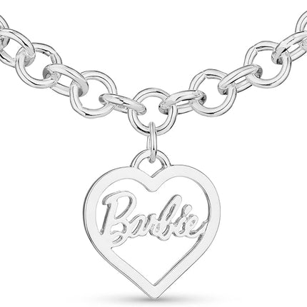 Barbie Round Link Heart Necklace