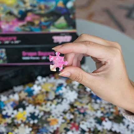 Dragon Daycare Fantasy Wizard Puzzle for Adults and Kids | Difficult 1000 Piece Jigsaw Puzzle Toy | Fun Quarantine Gift | Interactive Brain Teaser Challenge for Game Night | 28 x 20 Inches