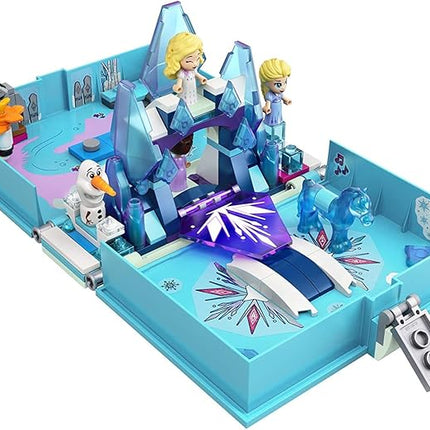 LEGO Disney Frozen 2 Elsa and The Nokk Storybook Adventures Building Toy 43189 Movie-Inspired Frozen Toy Set, Gift Idea for Kids Boys Girls Age 5+, Portable Travel Toy with Micro Dolls and Olaf Figure