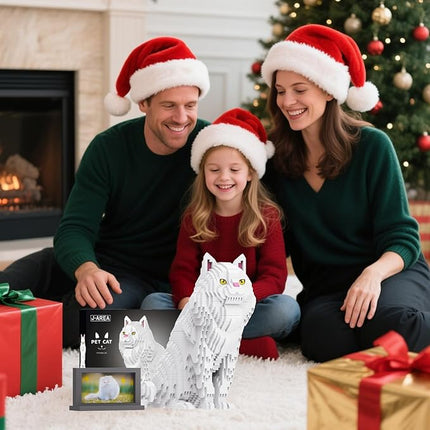 Animal Cat Series Pet Persian Cat Building Block Kits - Secret Small Storage Box Inside! Ideal Toy for Cat Lovers, Kids & Adults