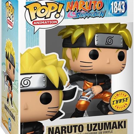 Funko POP Animation: Naruto Shippuden - Naruto - (Shrkn) - 1/6 Odds for Rare Chase Variant - Metallic - Collectable Vinyl Figure - Gift Idea - Official Merchandise - for Kids & Adults