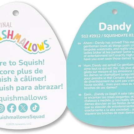 Squishmallows Original 12in Dandy The Mischievous Cherry Pie – Official Jazwares Plush (Medium-Sized)