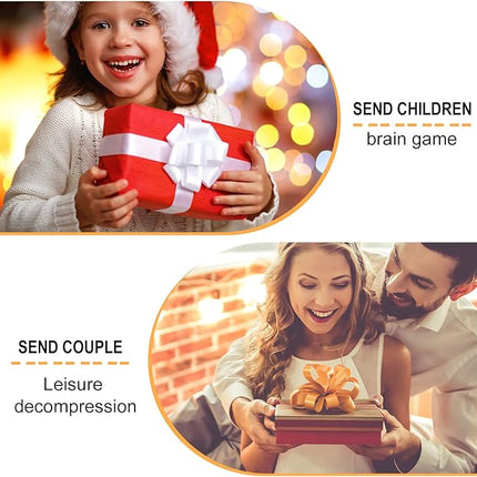 Impossible Puzzle Box Secret Money Box Mini 3D Brain Teaser Toy Cash Card Boxes Surprise Wooden Magic Box