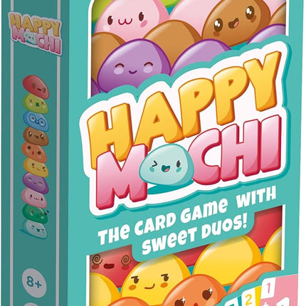 Asmodee Happy Mochi Card Game (Eco-Blister) - Fast-Paced Strategy Game for Kids & Families with Colorful Effects & Cute Mochi Characters, Ages 8+, 2-6 Players, 20 Minute Playtime