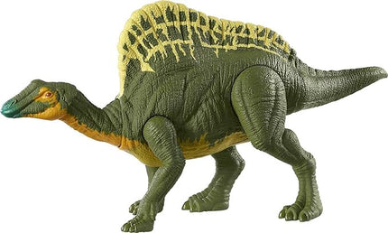 Jurassic World Toys Roar Attack Ouranosaurus Camp Cretaceous Dinosaur Figure with Movable Joints, Realistic Sculpting, Strike Feature & Sounds, Herbivore, Kids Gift 4 Years & Up