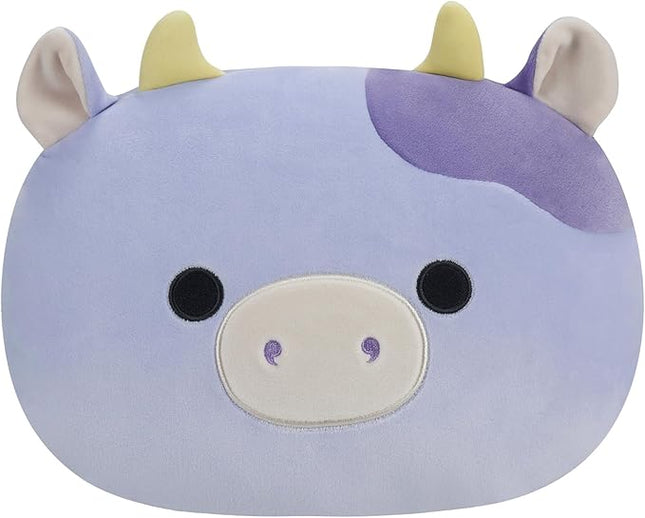 Squishmallows Stackables Original 12-Inch Bubba Purple Cow - Medium-Sized Ultrasoft Official Jazwares Plush