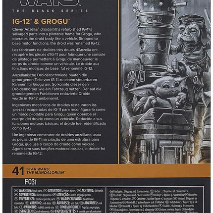 Star Wars The Black Series HSG0074 15cm Action Figure IG-12 & Grogu Deluxe Edition