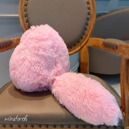 Winsterch Cute Pink Cat Stuffed Animals Plush Toy,Kids Plushies Cat Teddy Soft Toy Birthday for Girls,Stuffed Cat Plush Animals