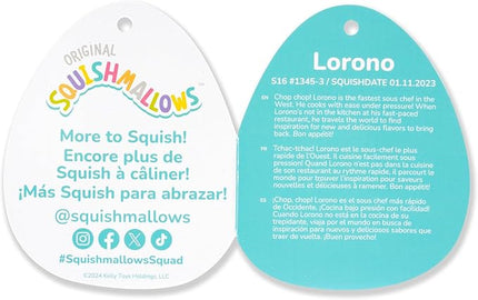 Squishmallows Original 14-Inch Lorono Lobster in Lobster Roll - Official Jazwares Plush (Large)