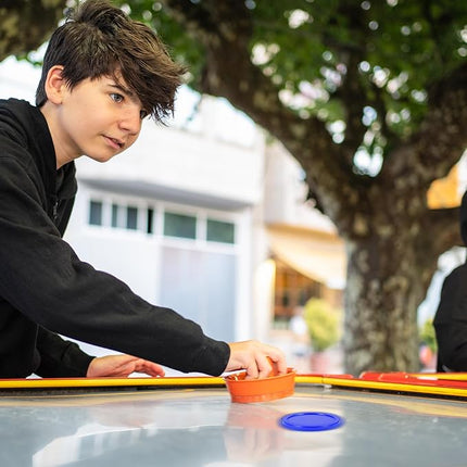 2.5 Inch Hockey Pucks, 8 Pcs Air Hockey Pucks Set Durable Puck for Air Hockeys Table Compatible with Standard Pushers and Goals Hockeys Replacement Puck Parts Set Game Tables Accessories (4 Styles)