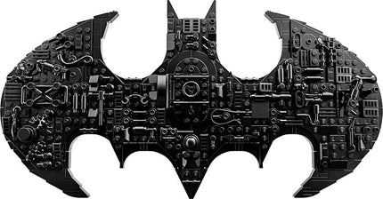 LEGO DC Batman: Batman Logo Building Toy - Super Hero Bedroom Decor for Kids, Boys & Girls, Ages 12+ - W/Classic & Golden Minifigures - Gift Idea for Birthdays & Fans - 76330