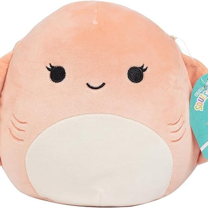 Squishmallows Original 8-Inch Ludovica The Stingray - Official Jazwares Plush - Collectible Soft Squishy Stingray Stuffed Animal Toy - Add to Your Squad - Gift for Kids, Girls & Boys