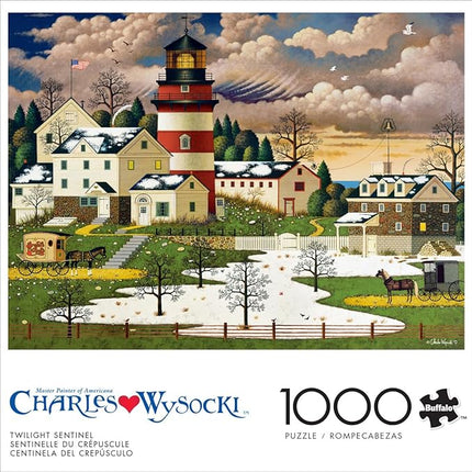 Buffalo Games - Charles Wysocki - Twilight Sentinel - 1000 Piece Jigsaw Puzzle for Adults -Challenging Puzzle Perfect for Game Nights - Finished Size is 26.75 x 19.75