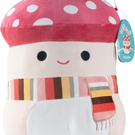 Squishmallows 10" Malcolm The Halloween Mushroom - Official Jazwares 2025 Exclusive Fall Plush Toy- Soft Cuddly Stuffed Animal, Autumn Decor, Collectible - Gift for Kids & Adults