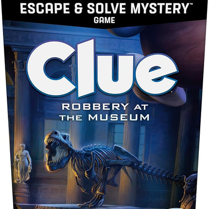 Hasbro Gaming Clue Board Game Robbery at The Museum, Escape Room Game, Murder Mystery Games, 1-6 Players, 10+ (Amazon Exclusive)