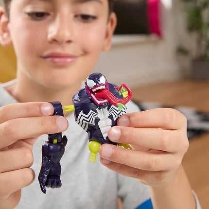 SPIDER-MAN Marvel MixMashers Venom vs. Venomized, Custom Action Figure & Accessories 2-Pack, 5-Inch-Scale Super Hero Toys for Kids Ages 4+ (Amazon Exclusive)