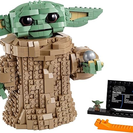 LEGO Star Wars: The Mandalorian Series The Child 75318 - Baby Yoda Grogu Figure, Building Toy, Collectible Room Decoration for Boys and Girls, Teens, with Minifigure and Nameplate, Gift Idea