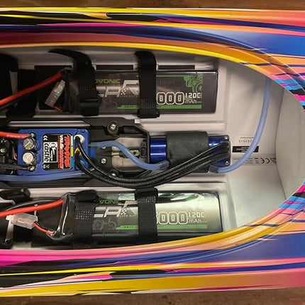 OVONIC 3S LiPo Battery 11.1V 5000mAh 120C with XT60 and TRA Plug Perfect Match RC Car RC Truck Airplane Helicopter Boat Car Racing RC Hobby [6.18''D x 1.81" W x 1.03" H](2 Packs in 1 Package)