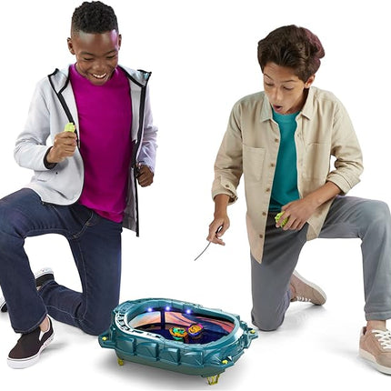 Beyblade Burst QuadStrike Light Ignite Battle Set Stadium, 2 Spinning Tops, and 2 Launchers, Toys for 8 Year Old Boys & Girls & Up (Amazon Exclusive)