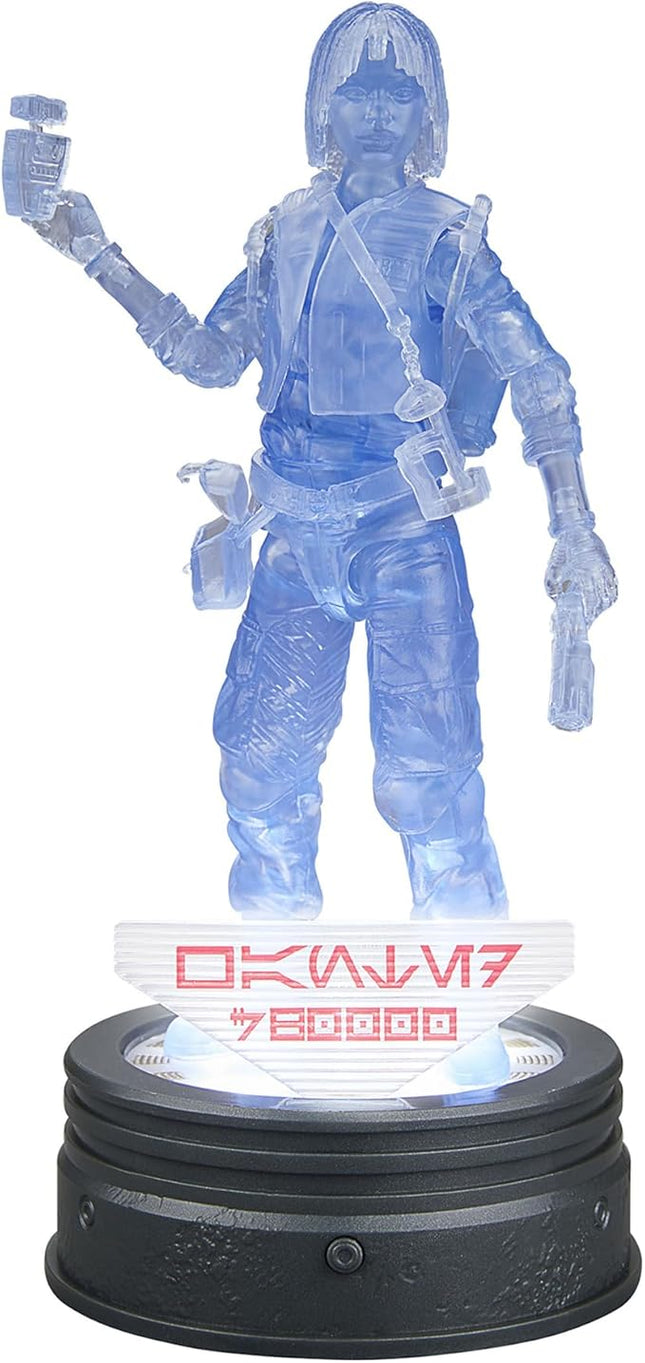 STAR WARS The Black Series Holocomm Collection OSHA Aniseya, Collectible 6 Inch Action Figure with Light-Up Holopuck