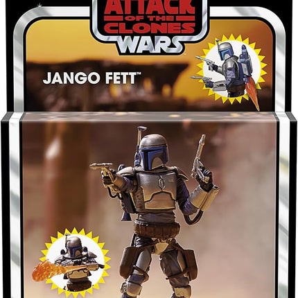Star Wars The Vintage Collection, Jango Fett, Attack of The Clones, Deluxe Collectible Figure 3.75"
