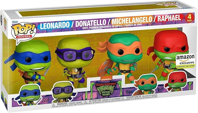 Funko POP! Movies: Teenage Mutant Ninja Turtles (TMNT) POP! - Amazon Exclusive - Collectable Vinyl Figure - Gift Idea - Official Merchandise - for Kids & Adults
