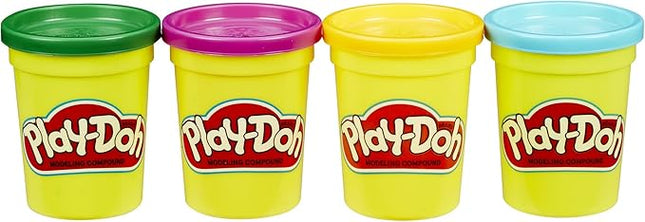 PLAY-DOH 4-PACK OF SECONDARY COLORS, Net WT 16oz