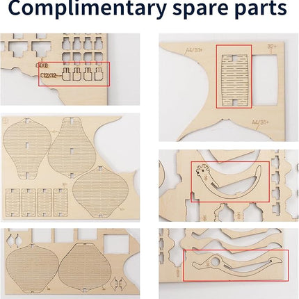 3D Puzzles for Adults, Wooden 3D Puzzle Model Lotus Pavilion Music Box Toys Building Kits, DIY Wood Crafts Cool Toy Hobbies for Men Women, Creative Assembly Gifts