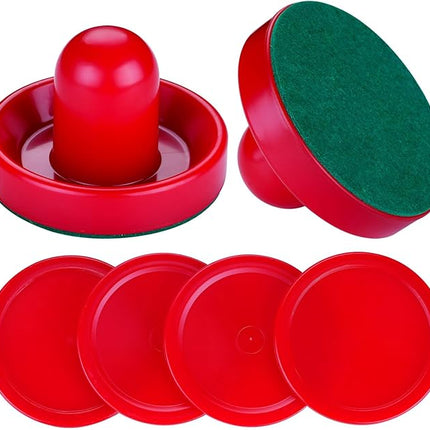 Air Hockey Pucks and Paddles,Air Hockey Strikers Pushers Air Hockey Table Replacement Accessories