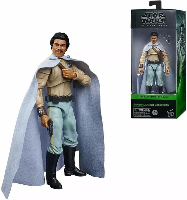 STAR WARS The Black Series General Lando Calrissian Toy 6-Inch-Scale Return of The Jedi Collectible Figure, Kids Ages 4 and Up,F1871