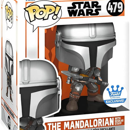 The Mandalorian with Beskar Staff Funko Exclusive