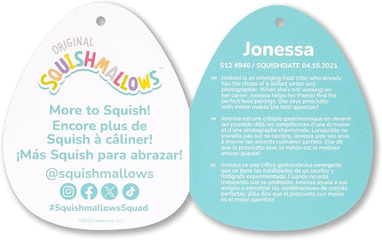 Squishmallows Original 12in Jonessa The Purple Psychedelic Tie-Dye Bear – Official Jazwares Plush (Medium-Sized)