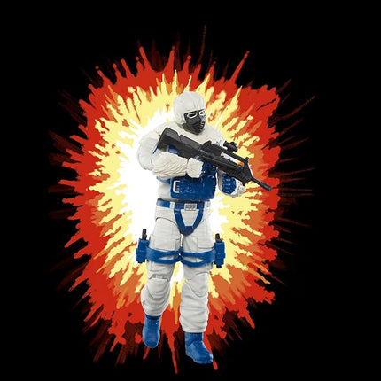 G.I. Joe Classified Series Retro Cardback Snow Serpent, Collectible 6 Inch Action Figure with 8 Accessories