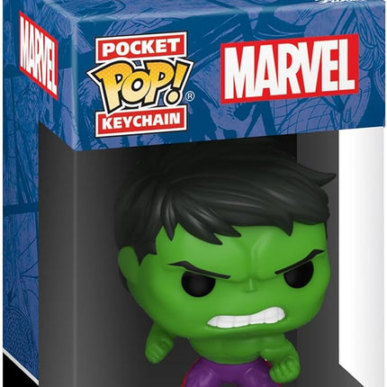 Funko POP! Keychain: Marvel - Hulk - Marvel Comics Novelty Keyring - Collectable Mini Figure - Stocking Filler - Gift Idea - Official Merchandise - Comic Books Fans - Backpack Decor