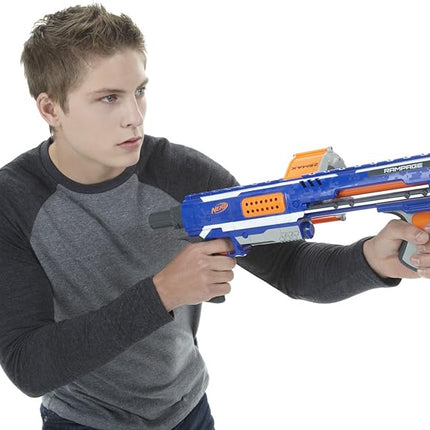 NERF Rampage N-Strike Elite Toy Blaster with 25 Dart Drum Slam Fire for Kids, Teens, & Adults (Amazon Exclusive)